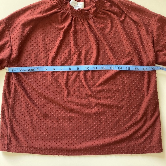 Madewell Texture & Thread Ruffled Mockneck Top - Picture 7 of 10